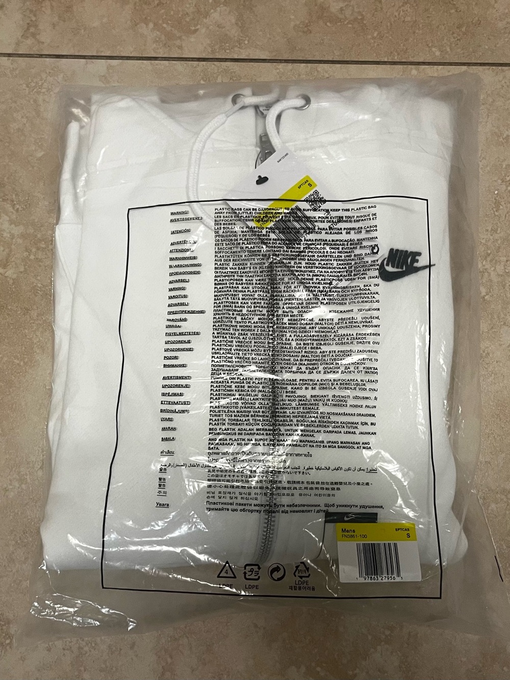 Mens White Nike Jacket